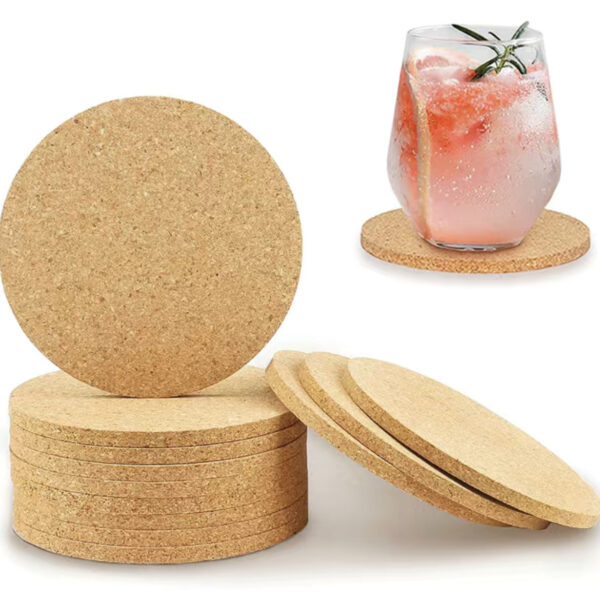 Circle Cork Coasters