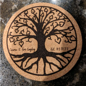 Circle Cork Coasters