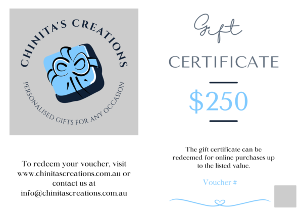 Gift Certificate $250