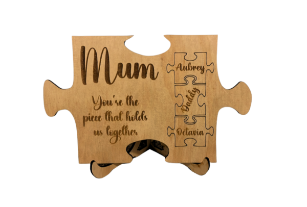 Mum’s Personalised Jigsaw-A Portrait of Love in Timber - Image 5